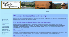 Desktop Screenshot of emilydonaldson.org